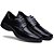 Kit 2 Pares Sapatos Masculino Confort Anti Shock Preto 35000 - Imagem 3