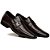 Sapato Masculino Social Comfort Malbec Alongado Café 70154 - Imagem 1