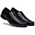 Sapato Masculino Social Comfort Fly Bico Quadrado Preto 80002 - Imagem 1