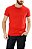 Camiseta Masculina Algodão Básica Ixória Vermelha Marca - Imagem 3
