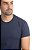 Camiseta Masculina Algodão Básica Ixória Azul Marinho Marca - Imagem 4