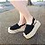 Sandália Feminina Flatform Preta Camurça Suede Semi Fechada - Imagem 2