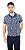 Camiseta Masculina Gola Polo Ixória Piquet Azul Marinho Floral - Imagem 1