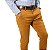 Calça Masculina Alfaiataria Sarja Com Elastano Caramelo - Imagem 1