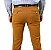 Calça Masculina Alfaiataria Sarja Com Elastano Caramelo - Imagem 3