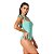 Body Feminino Trituê Maiô Iana Verde Menta Cavado Praia Piscina - Imagem 3