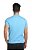 Camiseta Masculina Algodão Básica Gola Redonda Azul Claro - Imagem 3