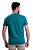 Camiseta Masculina Gola Redonda Básica Verde Algodão - Imagem 2