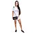 Camiseta Swag Vestido Algodão Dgn Branca Focus On The Good - Imagem 2