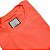 Camiseta Masculina Gola Redonda Básica Laranja Algodão - Imagem 7