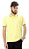 Camiseta Masculina Gola Polo Amarela Piquet Gold Com Elastano - Imagem 1
