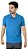 Camiseta Masculina Gola Polo Ixória Azul Piquet Gold Com Elastano - Imagem 1