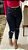 Calça Feminina Jeans Skinny Preta Cós Alto Com Det 3 Pespontos Com Bainha - Imagem 6