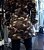 Jaqueta parka sarja feminina camuflada longa - Imagem 7