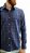 Camisa Masculina Slim Fit ML Flanelada Xadrez Azul Vermelho - Imagem 3
