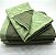Kit Colcha Queen com Porta Travesseiros Madri 3D Super Soft Dupla Face Verde + Musgo Rozac - Imagem 2
