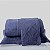Kit Colcha Casal com Porta Travesseiros Microfibra - Provence Azul - Imagem 1