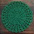 Sousplat de Crochê individual feito à mão Vitória Verde - Imagem 2