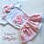 Conjunto Minnie Rosa com saia e laço - Imagem 1
