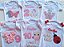 kit com 6 bodys para mesversário Menina - Imagem 1