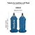 Garrafa Hiratação Silicone Soft Flash 350ml Dobrável Cor Azul-celeste - Imagem 2
