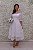 VESTIDO MIDI BRANCO EM CAMADAS DE RENDA E TULE MANGUINHA BUFANTE - Imagem 6