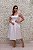 VESTIDO LADY LIKE BRANCO COM LAÇO NAS ALÇAS - Imagem 2