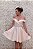 VESTIDO CURTO DOURADO RODADO OMBRO A OMBRO - Imagem 5