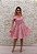 VESTIDO ROSÊ CURTO RODADO COM TULE BORDADO OMBRO A OMBRO - Imagem 3