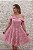 VESTIDO ROSÊ CURTO RODADO COM TULE BORDADO OMBRO A OMBRO - Imagem 5