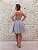 VESTIDO CURTO RODADO EM TULE PRATA TOMARA QUE CAIA COM BUSTO BORDADO - Imagem 5