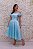 VESTIDO MIDI AZUL CLARO DECOTE OMBRO A OMBRO - Imagem 1