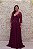 VESTIDO PS UVA ROXO MANGAS COMPRIDAS SAIA FLUÍDA - Imagem 4