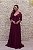 VESTIDO PS UVA ROXO MANGAS COMPRIDAS SAIA FLUÍDA - Imagem 3