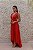 VESTIDO FRUTA COR MULLET VERMELHO CEREJA COM CINTO - Imagem 4