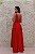VESTIDO FRUTA COR MULLET VERMELHO CEREJA COM CINTO - Imagem 5