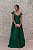 VESTIDO FÁTIMA SCOFIELD VERDE ESMERALDA DECOTE ESTRUTURADO CORSELET - Imagem 2