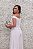 VESTIDO BRANCO LONGO DECOTE OMBRO A OMBRO COM CINTO BORDADO - Imagem 5