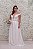 VESTIDO BRANCO LONGO DECOTE OMBRO A OMBRO COM CINTO BORDADO - Imagem 2