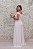 VESTIDO BRANCO LONGO DECOTE OMBRO A OMBRO COM CINTO BORDADO - Imagem 3