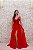 VESTIDO VERMELHO LIA RABELO BUSTO BORDADO EM TULE COM FENDA - Imagem 5