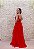 VESTIDO VERMELHO LIA RABELO BUSTO BORDADO EM TULE COM FENDA - Imagem 8