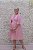VESTIDO MIDI ROSÉ FLUIDO MANGAS PLISSADAS - Imagem 5