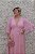 VESTIDO MIDI ROSÉ FLUIDO MANGAS PLISSADAS - Imagem 7