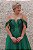 VESTIDO VERDE ESMERALDA DECOTE OMBRO A OMBRO BUSTO BORDADO - Imagem 5