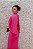 VESTIDO ROSA PINK CAPA PREGAS OMBRO ARTE SACRA - Imagem 8