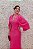 VESTIDO ROSA PINK CAPA PREGAS OMBRO ARTE SACRA - Imagem 7
