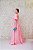 VESTIDO FÁTIMA SCOFIELD ROSA CHICLETE MANGUINHA SAIA TAFETÁ - Imagem 4