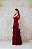 VESTIDO MARSALA TULE COM BUSTO CORSELET CAMADAS ALÇA LAÇO - Imagem 2