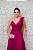 VESTIDO PINK FÚCSIA EM TULE ALÇA ÚNICA FOLHOS - Imagem 4